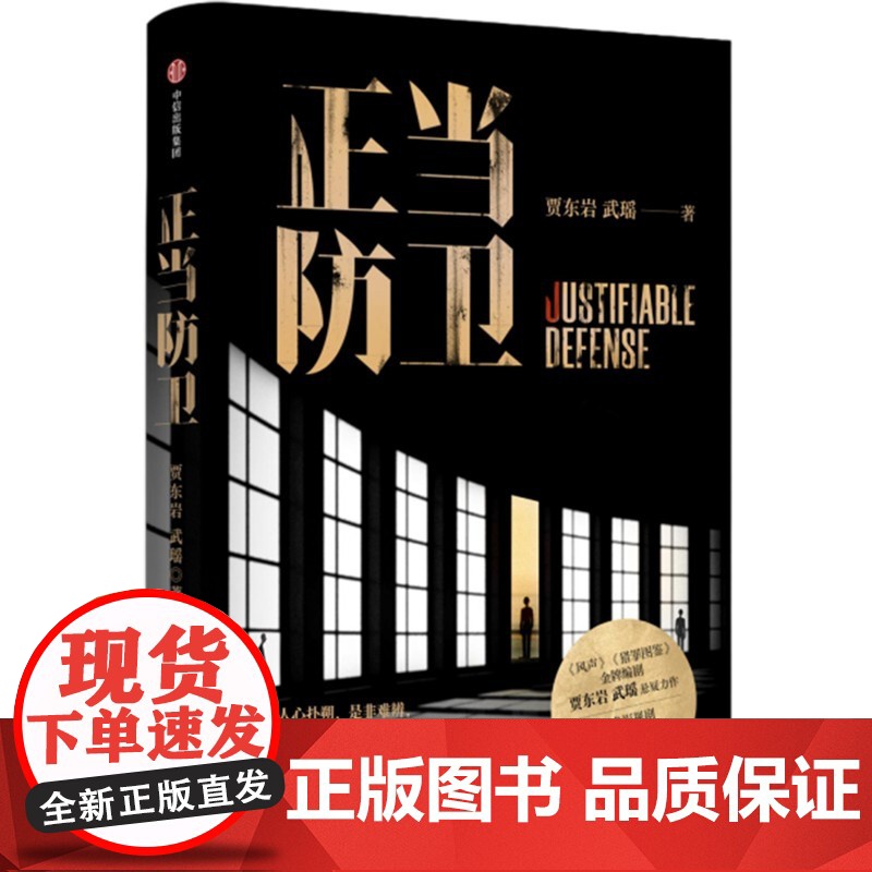 正当防卫 贾东岩 武瑶 著 高叶 张鲁一 白敬亭 主演 赠小卡明信片票根小贴士 电视剧同名小说 司法悬疑