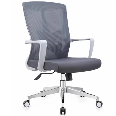 首指(SZ)办公椅/D319A-1白胶