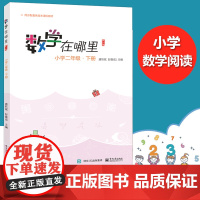 数学在哪里 小学二2年级下册必修订版 小学数学趣味阅读数学阅读课外书 小学数学思维训练 儿童益智力开发课外阅读训练暑假书