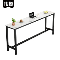 伟樽岩板吧台桌140*40*105cm张