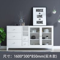 北欧超薄餐边柜30cm宽简约现代储物柜餐厅收纳柜小户型窄边柜家用