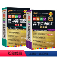 英语语法+词汇正序 高中通用 [正版]2025新版图解速记高中英语词汇3500词正序版高考单词词典背随身记pass绿卡图