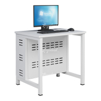 洛诗莲 (RoyceLand) 钢架电脑桌培训桌机房电脑桌学习桌课桌 单人位G款