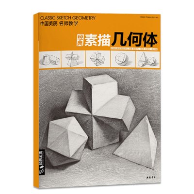 经典全集经典素描几何体绘画中国美院名师教学素描速写书籍艺术与摄影基础入门美术教程结构临摹临本教材2017新书
