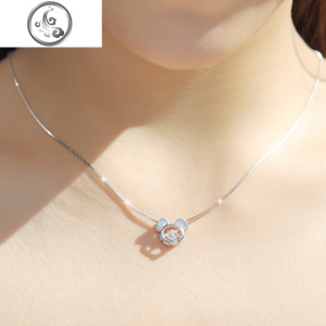 十二生肖项链女锁骨链银简约鼠牛虎兔龙蛇马猴鸡狗猪饰品吊坠 JiMi