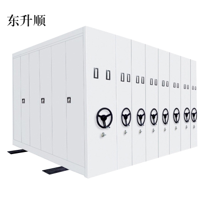 东升顺智能密集架定制档案室钢制手摇移动密集架资料储存密集柜文件陈列柜