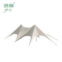 劲脉 双峰天幕 米白色-15*8.3*4M 顶