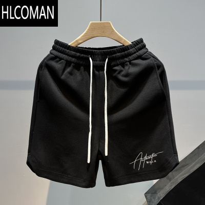 HLCOMAN美式短裤男2025新款夏季运动潮牌跑步篮球健身宽松休闲五分裤