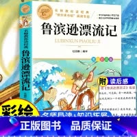鲁滨逊漂流记 [正版]彩图草原上的小木屋 三四五六年级课外书必读老师国际大奖儿童文学经典名著美绘版原著 中小学生课外阅读