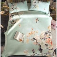 美帮汇彩绘牛皮席软席头层牛皮凉席1.8米1.5米三件套鸟语花香