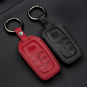 [补贴10%]2018款汉兰达真皮钥匙包2017款荣放RAV4雷凌卡罗拉汽车保护套壳扣汽车钥匙包