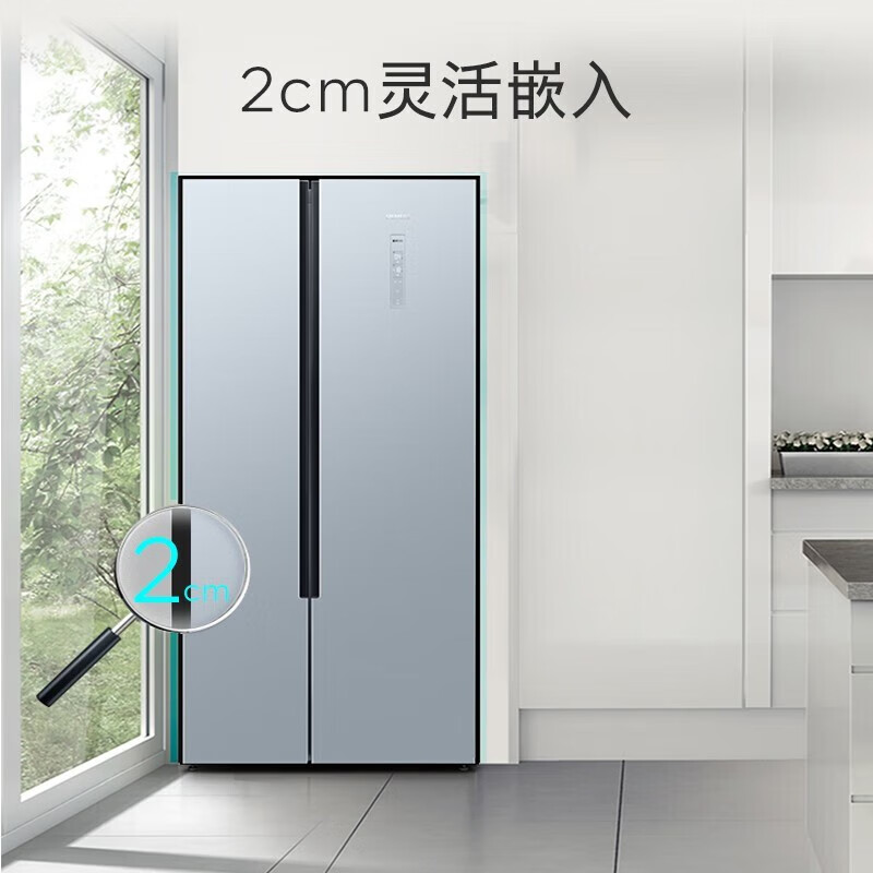 西门子(SIEMENS)502升大容量对开门变频电冰箱双开门家用 风冷无霜 灵活嵌入KX50NA43TI