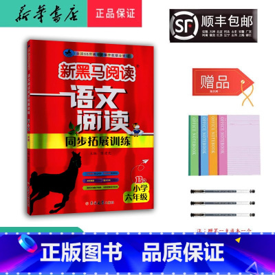 语文 六年级下 [正版] 2024新版 新黑马阅读 语文阅读同步拓展训练 六年级 B版