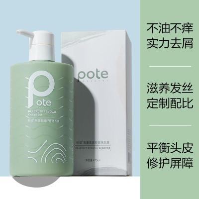 柏缇pote 海盐净透沐浴露505ml+海藻益生菌去屑滋养洗发露505ml洗沐套装