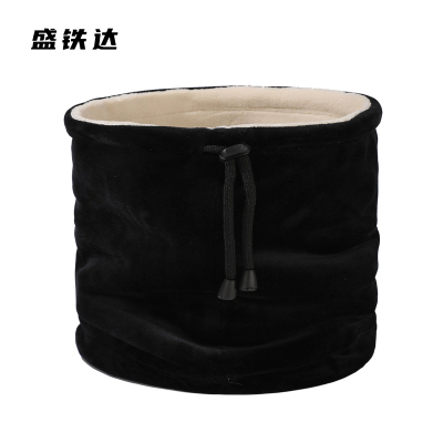 盛铁达 加厚脖套139g黑色25*26cm STD-RY131 个
