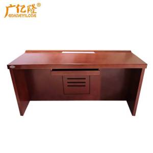 广亿隆升降电脑桌隐藏式显示屏办公桌