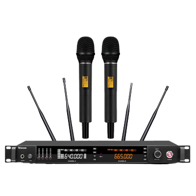 VOKON 沃云 无线话筒[一拖二手持] VT-V937