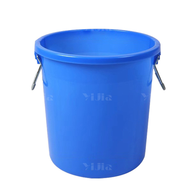翌嘉YJ4122039 商用家用加厚塑料圆桶 280升蓝色无盖