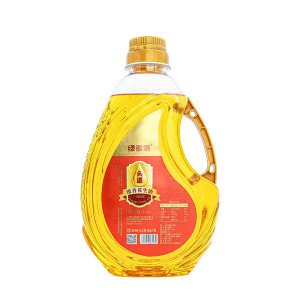 绿多源纯正压榨头道花生油浓香型1.5L/瓶食用油炒菜香醇可口