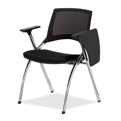 全简培训椅带写字板折叠椅办公椅学生培训课桌椅一体