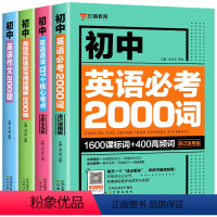 [全4册]初中英语单词+语法+作文+完形填空阅读理解 初中通用 [正版]新版初中英语语法137个核心考点 新版初中英语必
