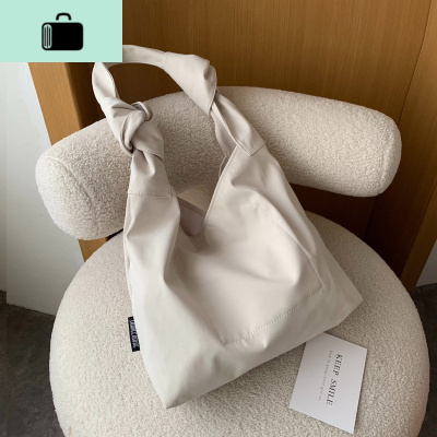 慵懒风女包包2020新款潮简约大容量手提单肩包休闲百搭学生托特包NEW LAKE女士单肩包