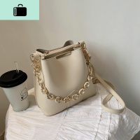 港风复古包包女包2020新款潮百搭大容量单肩水桶包简约休闲斜挎包NEW LAKE女斜挎包