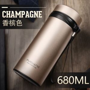 富光保温杯高档水杯子男女便携304不锈钢水壶800茶杯大容量1000ml