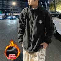 [2.5折价82元]唐狮外套男男士外套摇粒绒外套男男装外套男款男净色立领摇粒绒外套
