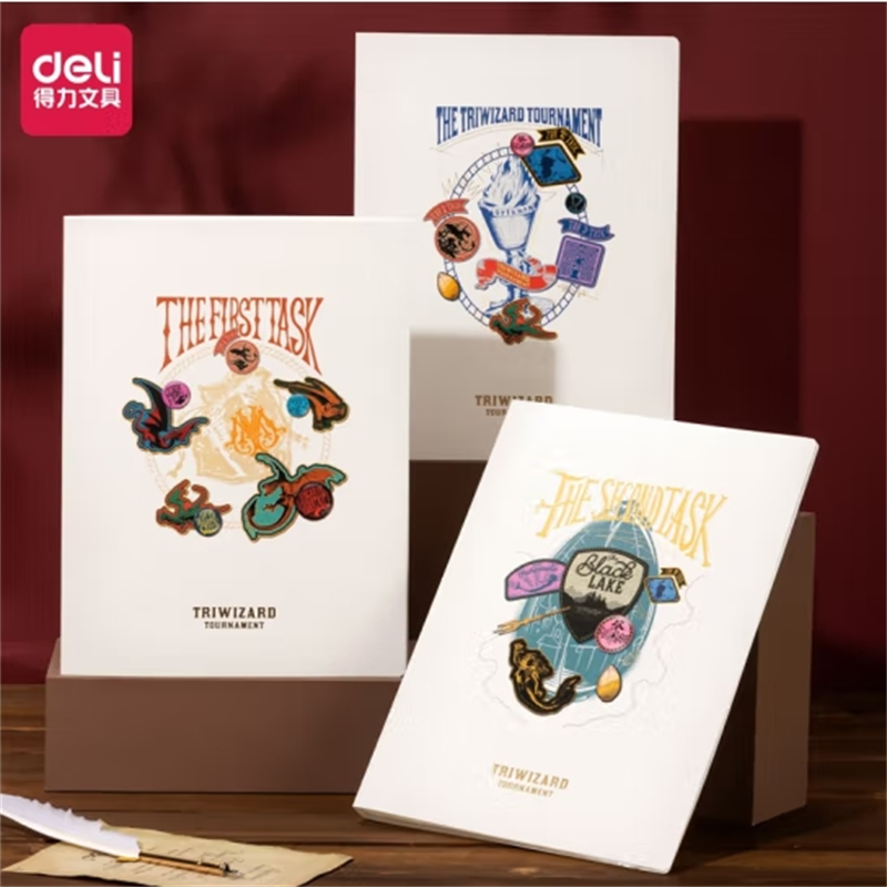 得力(deli)哈利·波特40页试卷册 资料试卷文件收纳册文件保护办公用品 混色72688