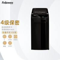 范罗士(Fellowes)350C中大型办公碎纸机 4*38mm/手动12张/批量350张/45分钟/60L/手自一体