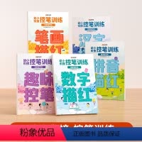 [全5册]幼小衔接 控笔训练 幼小衔接 [正版]幼小衔接进阶式控笔训练拼音数字汉字笔画描红趣味控笔0基础打造练字根基四步