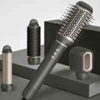 MARTISAN黑金高速静音电吹风机家用大功率大风力不伤发速干负离子配卷发棒