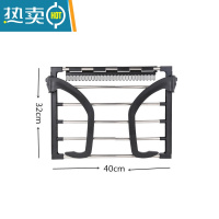 敬平不锈钢窗台晒鞋架收纳防盗网小型架折叠伸缩暖气片阳台护栏晾衣架