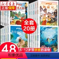 语文阅读经典丛书第1-2辑(全20册) [正版]语文阅读经典丛书 第一辑 全10册 彩图注音版 童年爱的教育四大名著西游