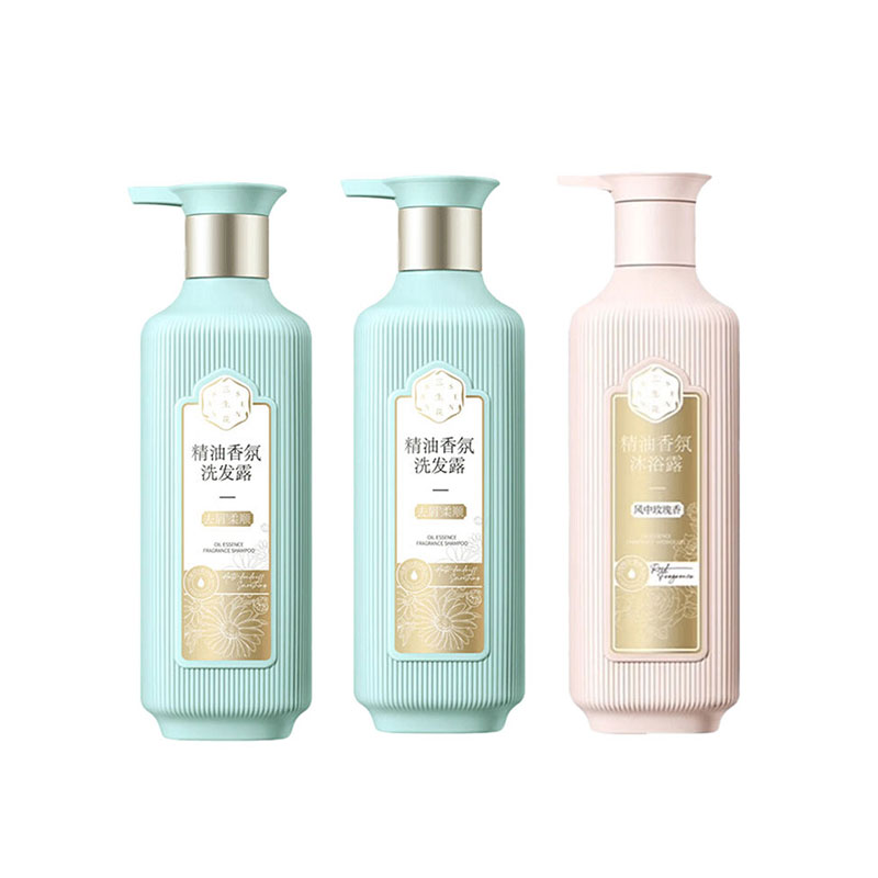 三生花 精油香氛2+1洗沐组合(500ml*2去屑洗发露+500ml玫瑰沐浴露)