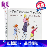 [正版]罗森爷爷 我们去猎熊 英文原版纸板书We're Going on a Bear Hunt 廖彩杏书单 2~6岁