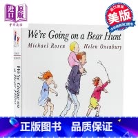 [正版]罗森爷爷 我们去猎熊 英文原版纸板书We're Going on a Bear Hunt 廖彩杏书单 2~6岁