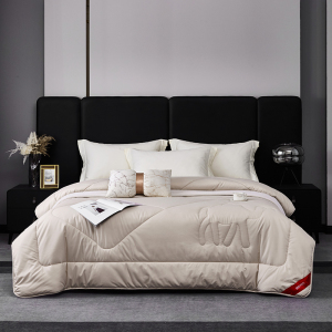 梦洁家纺 沁心暖意驼毛厚被200*230cm 2300g