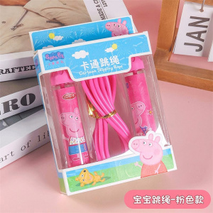 卡通儿童竹节跳绳小学专用一年级幼儿园初学不打结女孩训练绳3750