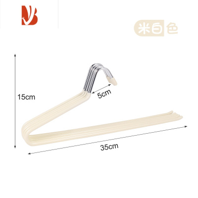 三维工匠鹅型裤架家用裤夹单层防滑落裤子专用衣架简易收纳防锈