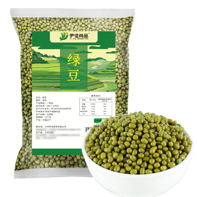 伊佳尚品 普包绿豆 1kg/袋