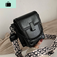 夏天时尚手提女包包2020新款潮宽肩带斜挎包女百搭ins网红单肩包NEW LAKE女士单肩包