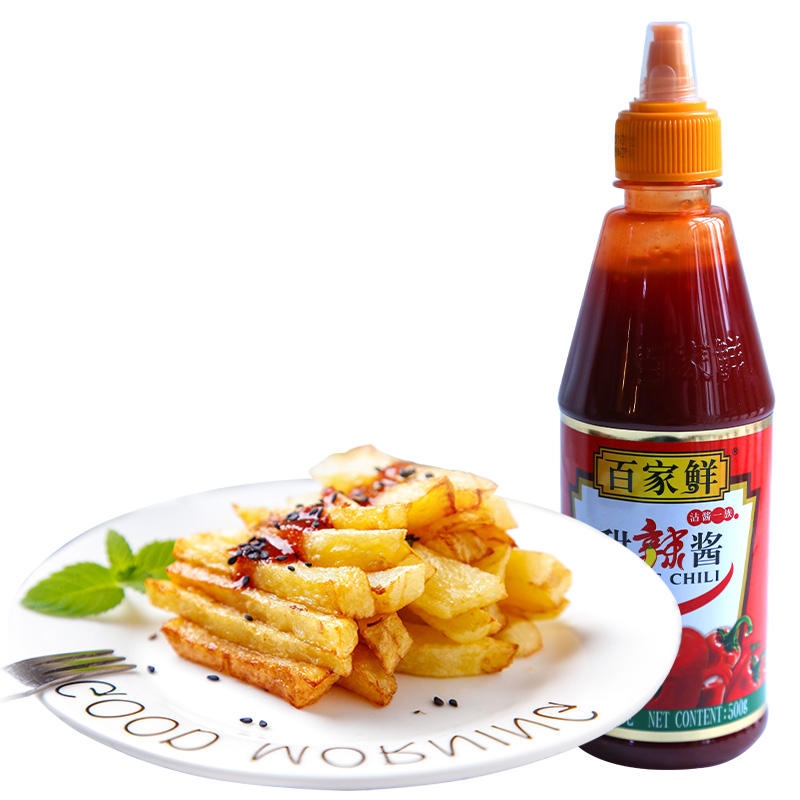 百家鲜泰式甜辣酱500g 辣椒酱厨房烘焙原料 披萨意面手抓饼酱料 薯条