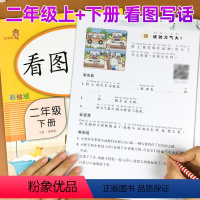 [正版]看图写话二年级上册下册人教版全套 小学语文看图说话写话训练题启蒙入门课外阅读理解同步练习册专项每日一练辅导书天