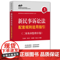 正版 新民事诉讼法配套规则适用指引(二审及审监程序卷) 江必新著 9787511879134 法律出版社