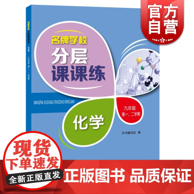 名牌学校分层课课练:化学 九年级第一二学期中学9年级含参考答案上海版教材配套正版教辅上海科技教育出版社 初中化学九年级全