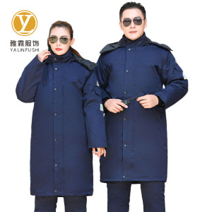 雅霖服 长款可脱卸棉服24YLF-BS1866 /件 藏青 160