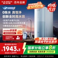 AO史密斯佳尼特净水器家用厨下直饮反渗透小体积5年长效RO膜CR2000BM1 2升/分钟澎湃 0陈水 全时高水效