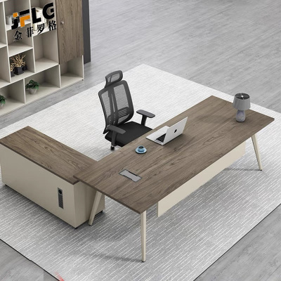 苏宁 金菲罗格 办公家具 板式钢架主管办公经理桌